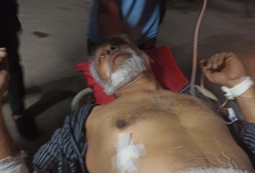 ব্যবসায়ী জাহিদুল ইসলাম। বৃহস্পতিবার রাতে নারায়ণগঞ্জ জেনারেল হাসপাতালে