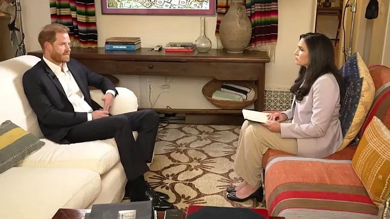 ক্যালিফোর্নিয়ায় বিবিসিকে সাক্ষাৎকার দেন প্রিন্স হ্যারি
