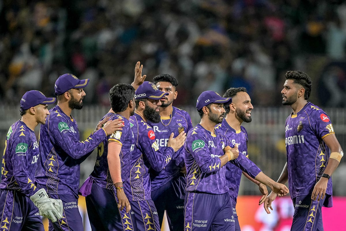 নাটকীয় জয়ের পর কলকাতার খেলোয়াড়েরা