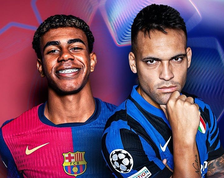 লাওতারো মার্তিনেজের (ডানে) ইন্টার মিলান নাকি লামিনে ইয়ামালের বার্সেলোনা—চ্যাম্পিয়নস লিগ ফাইনালে কোন দল উঠবে, জানা যাবে আজ