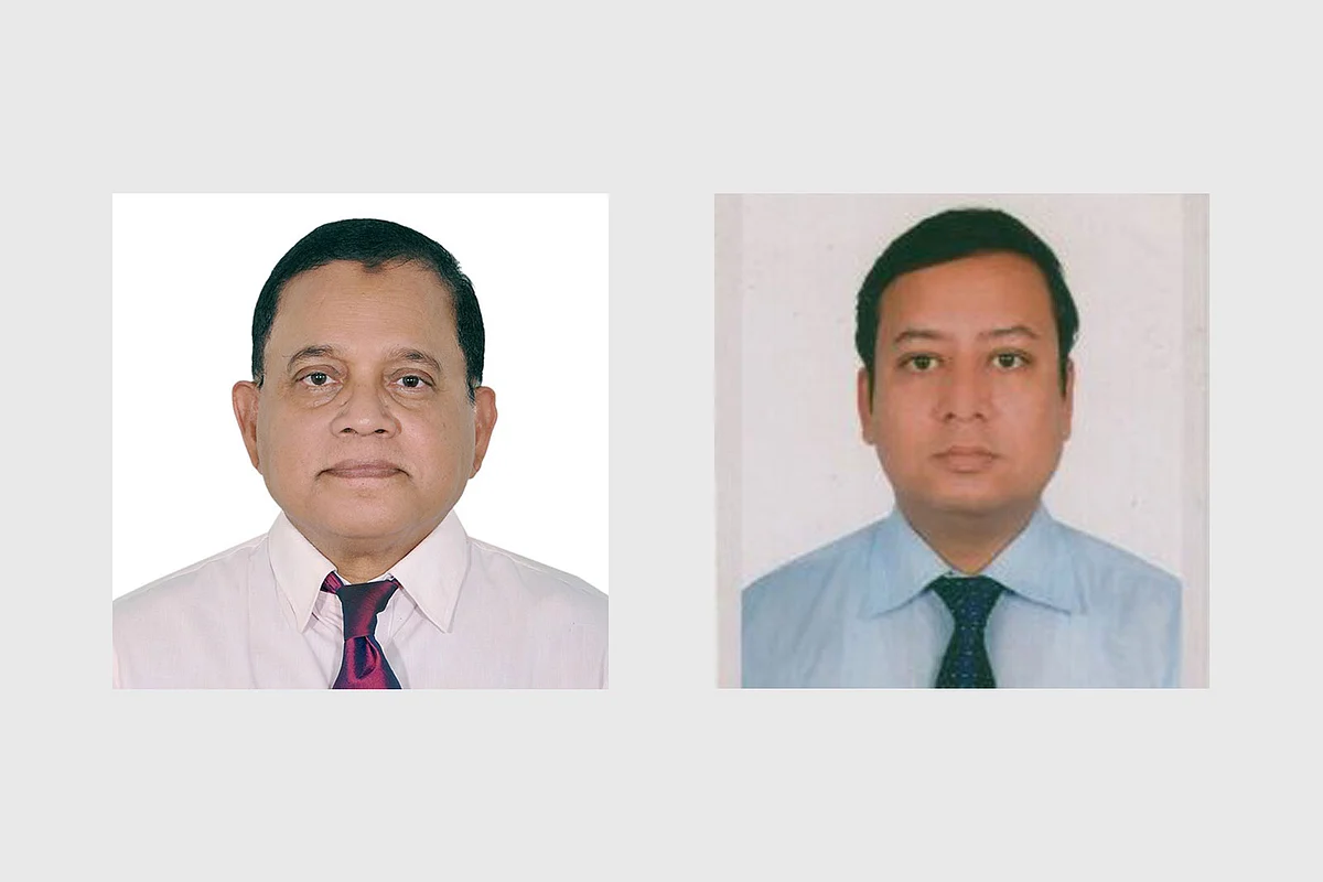 সভাপতি অধ্যাপক জাফরুল্লাহ চৌধুরী ও সাধারণ সম্পাদক সহযোগী অধ্যাপক মো. আব্দুল্লাহ ইউসুফ