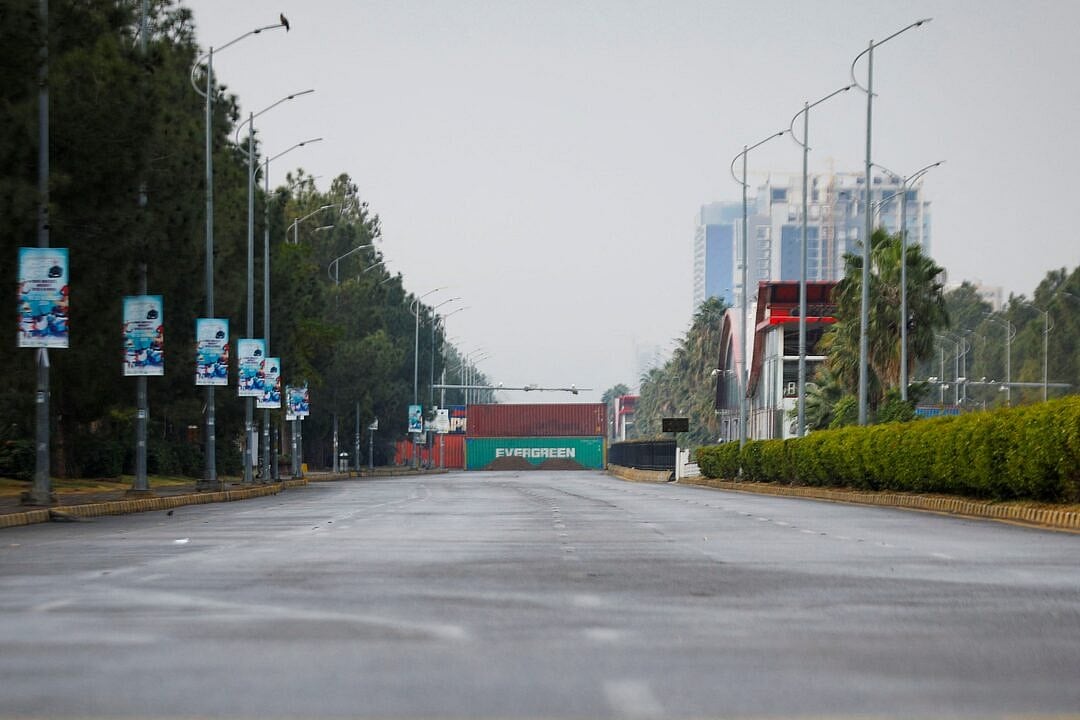 পাকিস্তানের ইসলামাবাদের একটি সড়ক