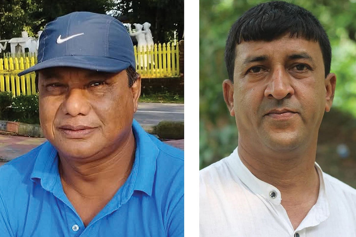 শাহাদৎ হোসেন (বাঁয়ে) ও রেজাউল করিম