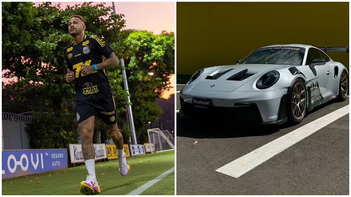 নেইমার ও তাঁর বিলাসবহুল গাড়ি