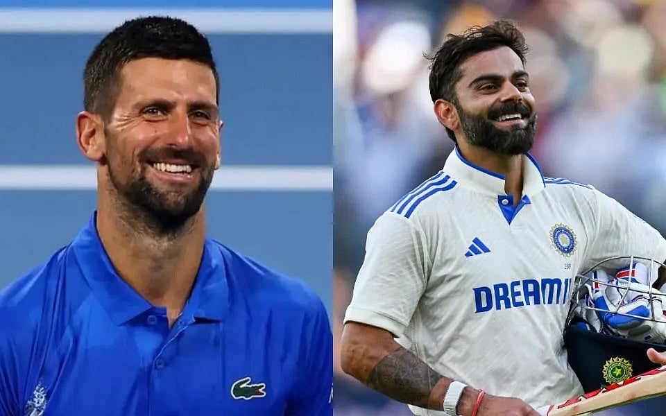 নোভাক জোকোভিচ ও বিরাট কোহলি