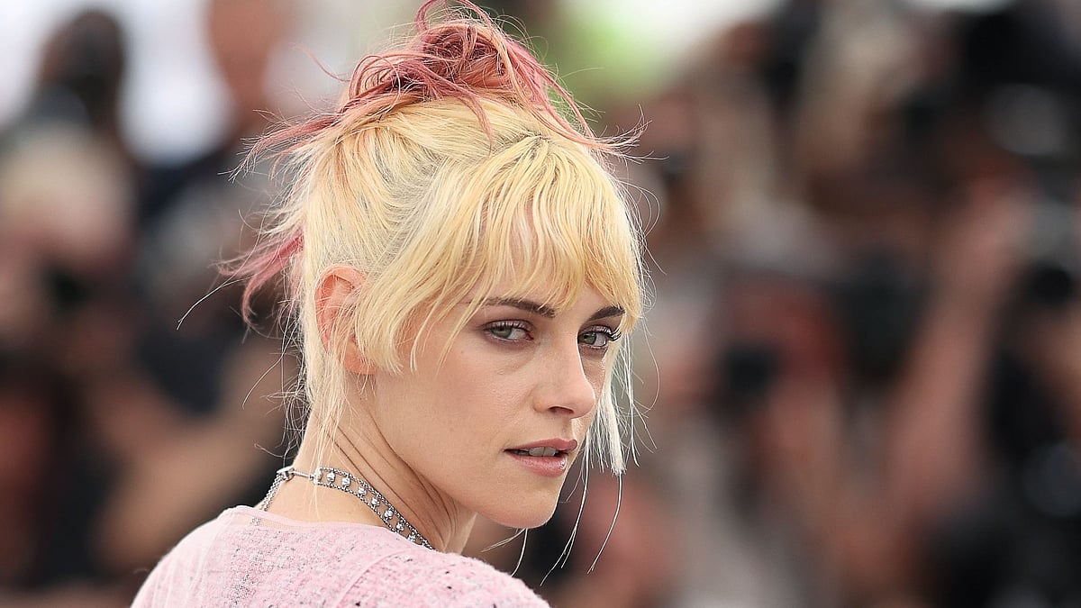 লালগালিচায় ক্রিস্টেন স্টুয়ার্ট। ছবি: এএফপি