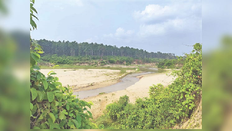 কক্সবাজারের চকরিয়া উপজেলার খুটাখালি খালের উত্তরে বন বিভাগের রক্ষিত বন ও দক্ষিণে সংরক্ষিত বন। বালু উত্তোলনের কারণে এই বন উজাড় হচ্ছে