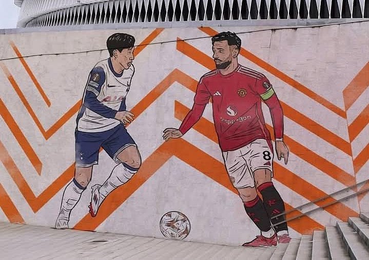 উয়েফা ইউরোপা লিগের ফাইনালে আজ মুখোমুখি সন হিয়ুং–মিনের (বাঁয়ে) টটেনহাম ও ব্রুনো ফার্নান্দেজের ম্যানচেস্টার ইউনাইটেড