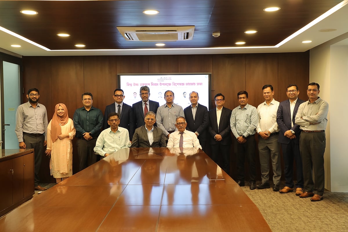 বিশ্ব উচ্চ রক্তচাপ দিবস উপলক্ষে বিশেষজ্ঞদের অংশগ্রহণে মতামত সভার আয়োজন করে এসকেএফ ফার্মাসিউটিক্যালস লিমিটেড