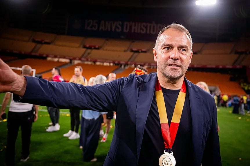 শেষ হতে চলা মৌসুমে কোপা দেল রেসহ তিনটি ট্রফি জিতেছেন হান্সি ফ্লিক।