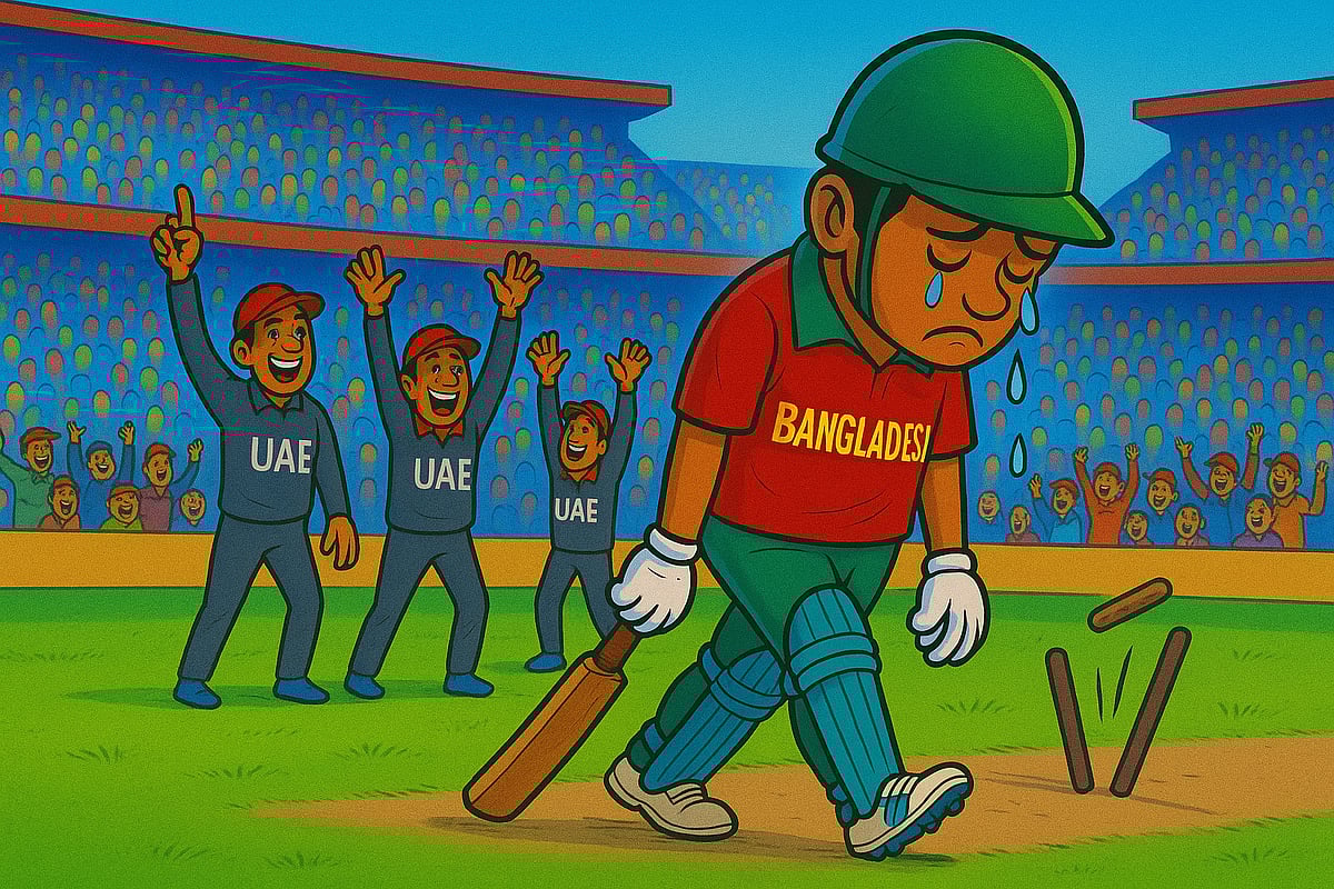 ছবিটি প্রতীকী। আরব আমিরাত সিরিজে বাংলাদেশ দলের পারফরম্যান্স এমনই