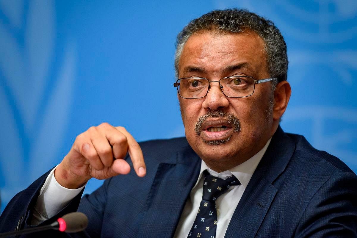 বিশ্ব স্বাস্থ্য সংস্থার প্রধান তেদরোস আধানোম গেব্রেয়াসুস