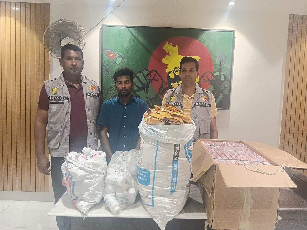 গ্রেপ্তার মো. রাজু মিয়া (২৩)