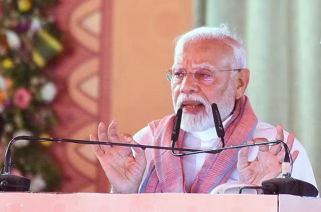 ভারতের প্রধানমন্ত্রী নরেন্দ্র মোদি