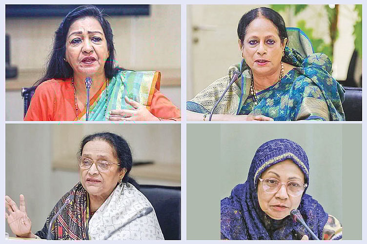 ফারহানা দেওয়ান, সালমা রউফ, রওশন আরা বেগম, সাবেরা খাতুন