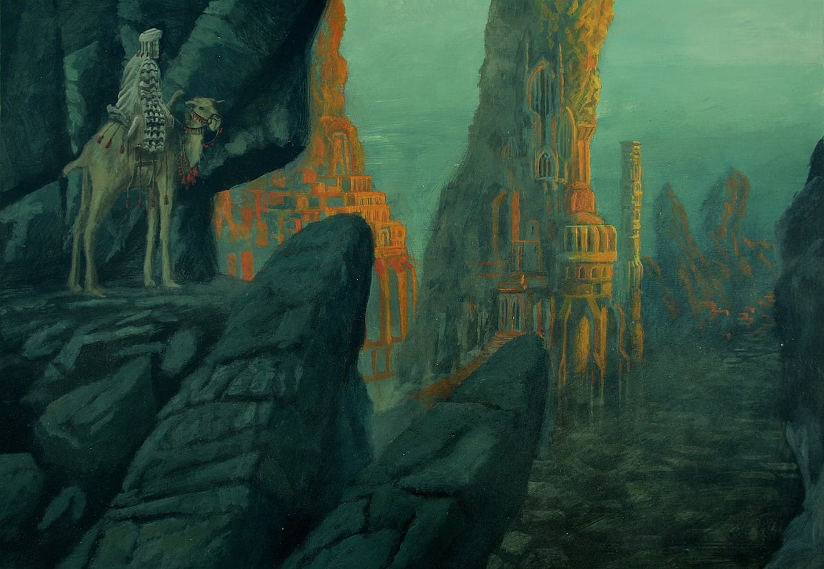 শিল্পীর তুলিতে প্রাচীন ইরাম নগরী