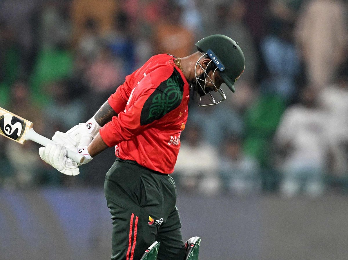 প্রথম টি–টোয়েন্টিতে ৪৮ রান করে আউটের পর হতাশ বাংলাদেশ অধিনায়ক লিটন দাস