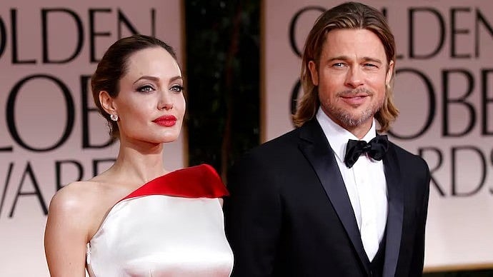 অ্যাঞ্জেলিনা জোলি ও ব্র্যাড পিট। রয়টার্স ফাইল ছবি