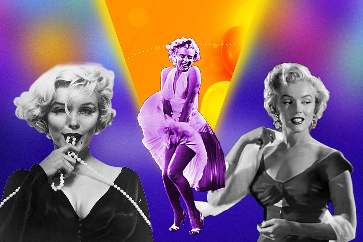 মেরিলিন মনরোর ৯৯তম জন্মদিন আজ। কোলাজ