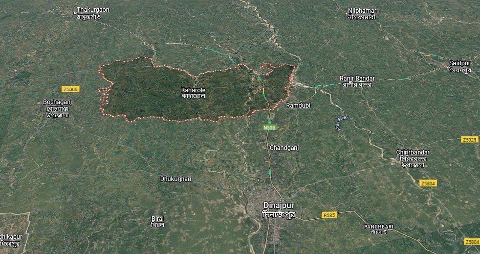 দিনাজপুরের কাহারোল উপজেলা