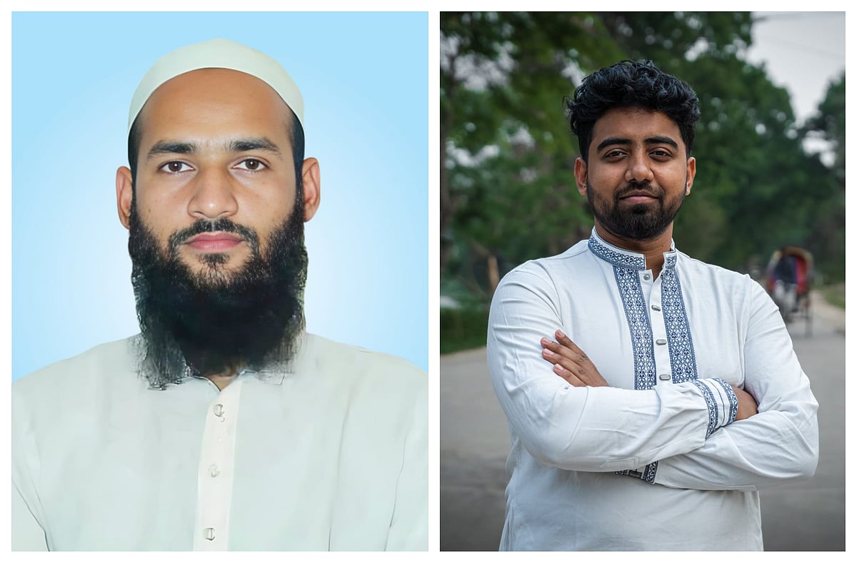 জাতীয় নাগরিক পার্টির ঢাকা জেলা সমন্বয়ক কমিটির প্রধান সমন্বয়কারী রাসেল আহমেদ ও যুগ্ম সমন্বয়কারী মেহরাব সিফাত