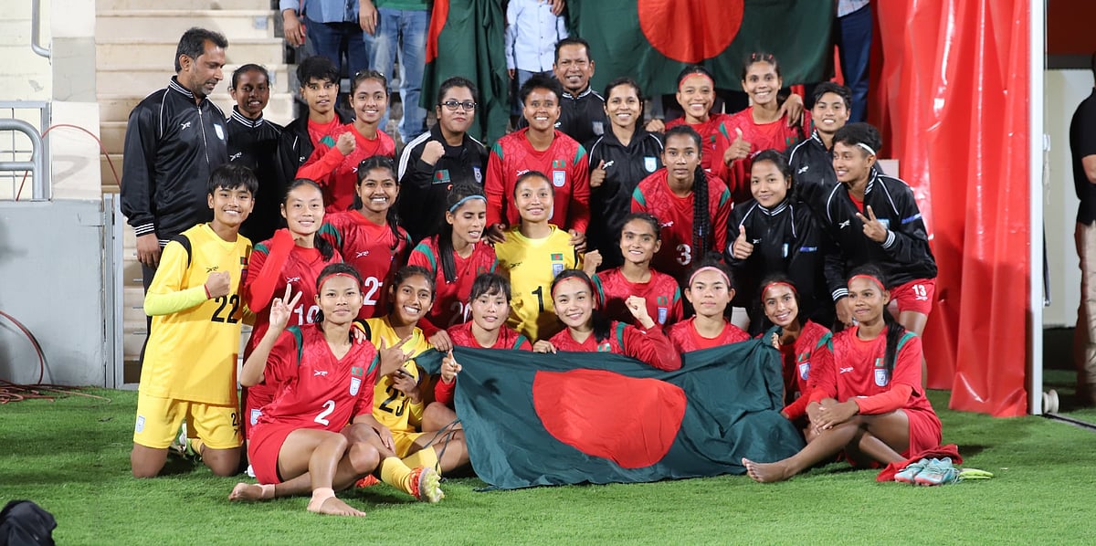 জর্ডানকে তাদেরই মাঠে রুখে দেওয়ার পর বাংলাদেশ নারী দলের উচ্ছ্বাস। আজ রাতে আম্মানে