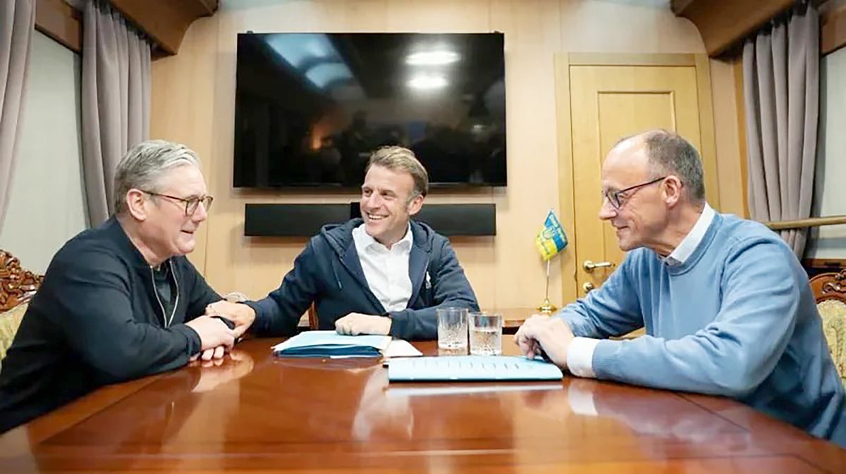 মাখোঁ, মের্ৎসে ও স্টারমার উদার গণতন্ত্র রক্ষার পক্ষে দৃঢ় অবস্থান নিয়েছেন