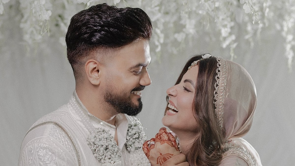 রকি জয়সোয়ালকে বিয়ে করেছেন হিনা খান। অভিনেত্রীর ইনস্টাগ্রাম থেকে