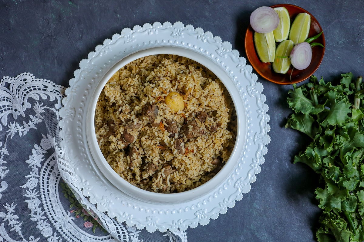 মাটন তেহারি