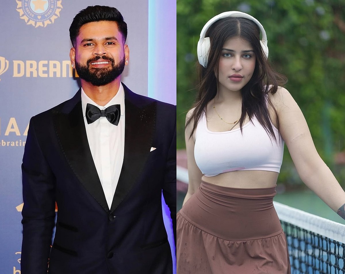 শ্রেয়াস আইয়ার ও এডিন রোজ।