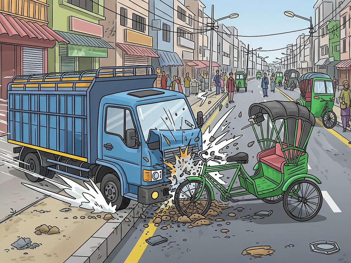 সড়ক দুর্ঘটনার প্রতীকী ছবি