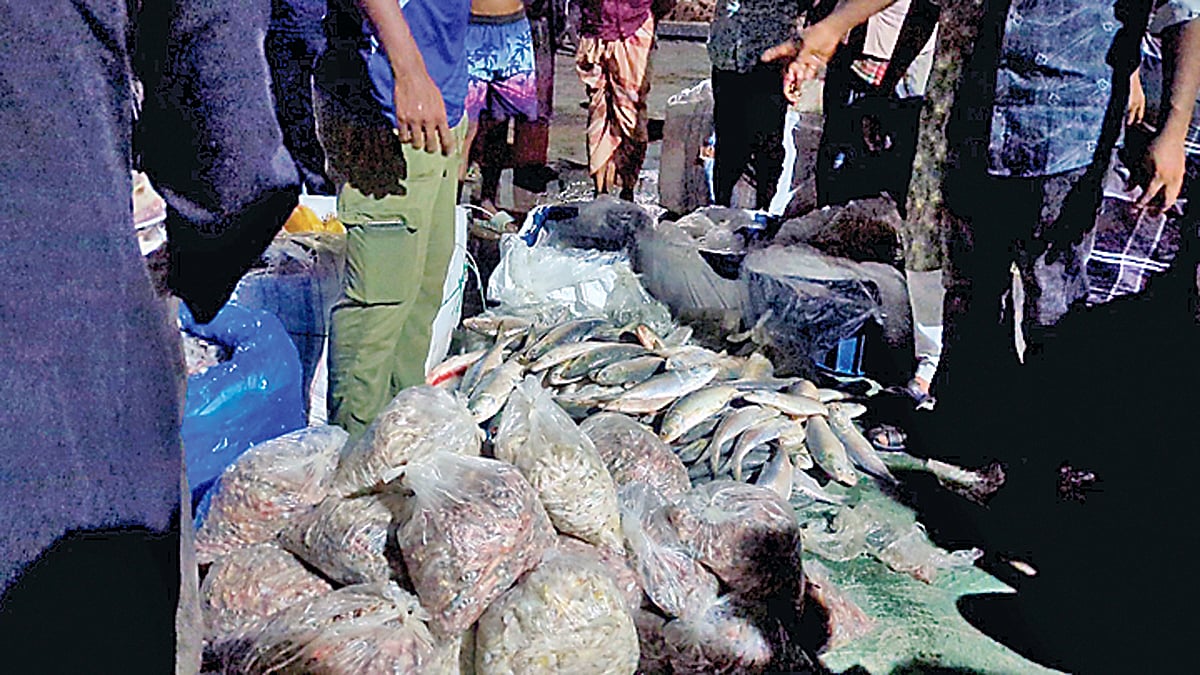 বরিশাল-কুয়াকাটা সড়কের আমতলী চৌরাস্তা মোড়ে যাত্রীবাহী বাসে মাছ পাচারের সময়  অভিযান চালিয়ে জব্দ করে মৎস্য বিভাগ। সম্প্রতি তোলা