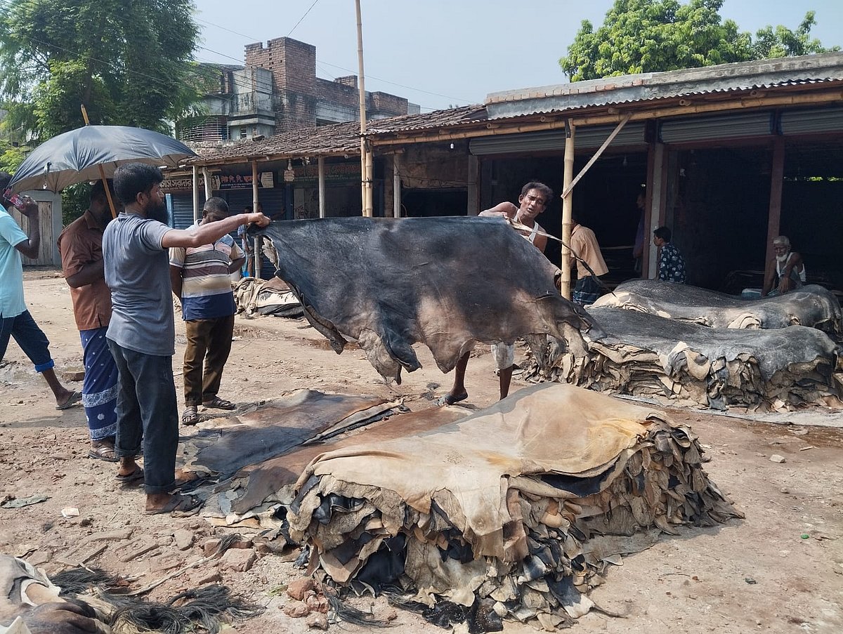 যশোরের রাজারহাটে কোরবানি ঈদ-পরবর্তী প্রথম দিন সেভাবে বেচাকেনা জমেনি। মঙ্গলবার সকালে