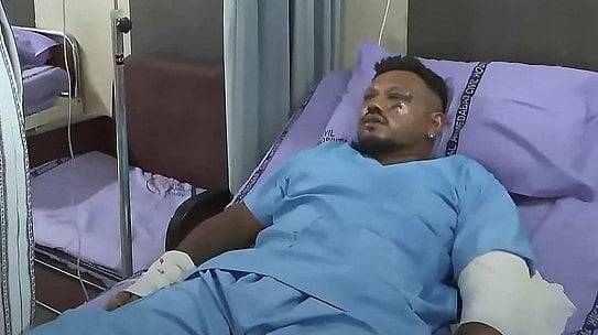 বিশ্বাস কুমার রমেশ এখন হাসপাতালে ভর্তি আছেন