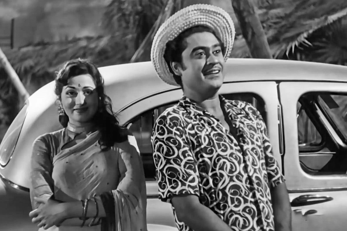 মধুবালা ও কিশোর কুমার। আইএমডিবি