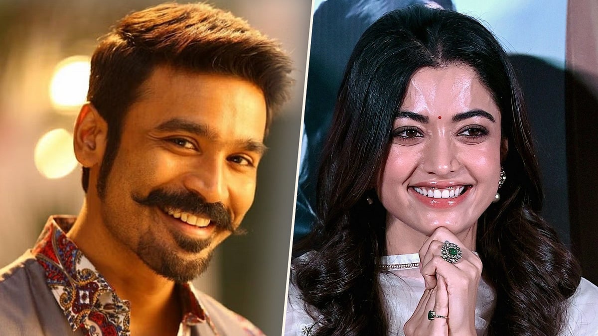 ধানুশ ও রাশমিকা। কোলাজ