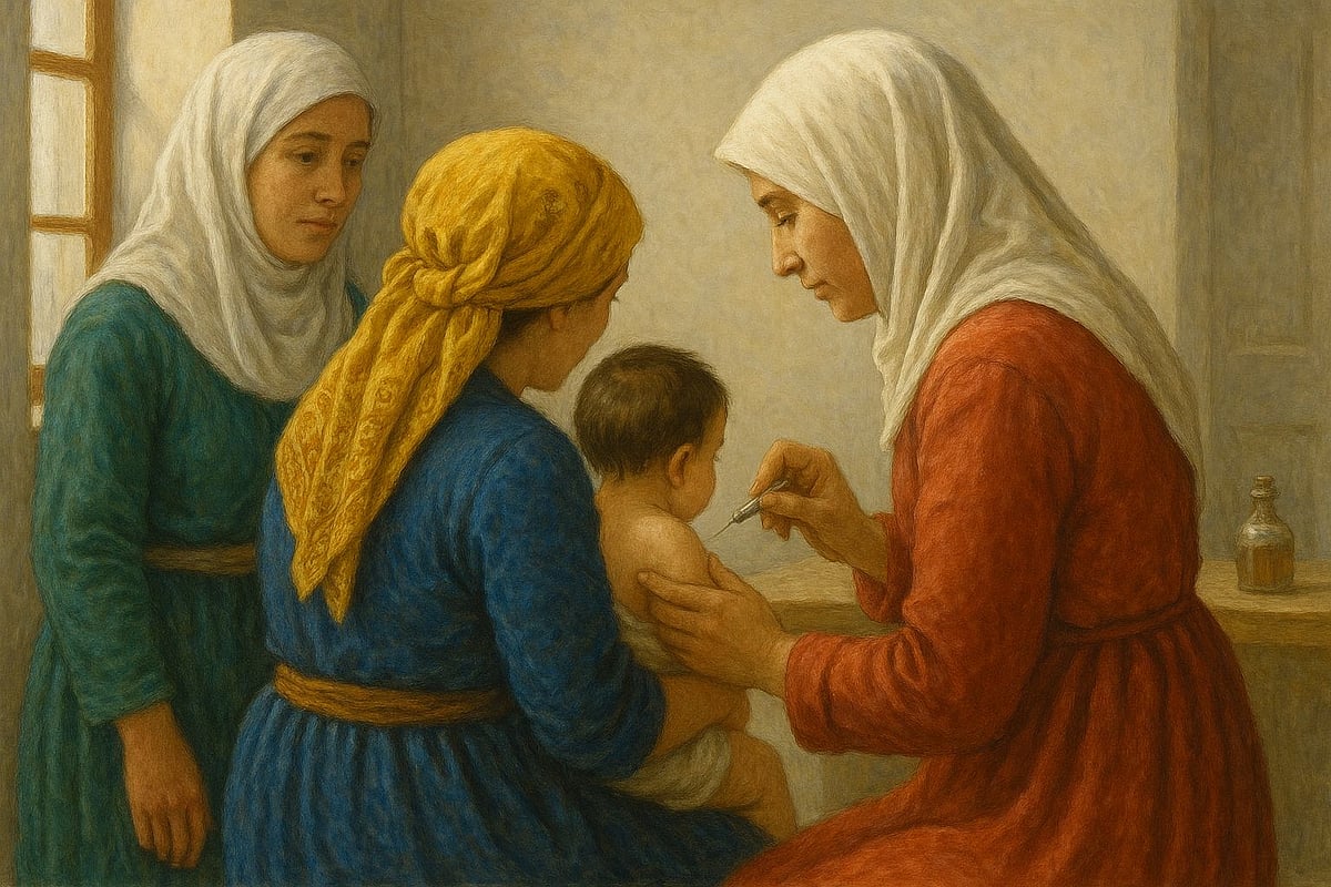 ওসমানিয়া নারীদের টিকাদান ছিল জনস্বাস্থ্যের প্রাথমিক ধাপ