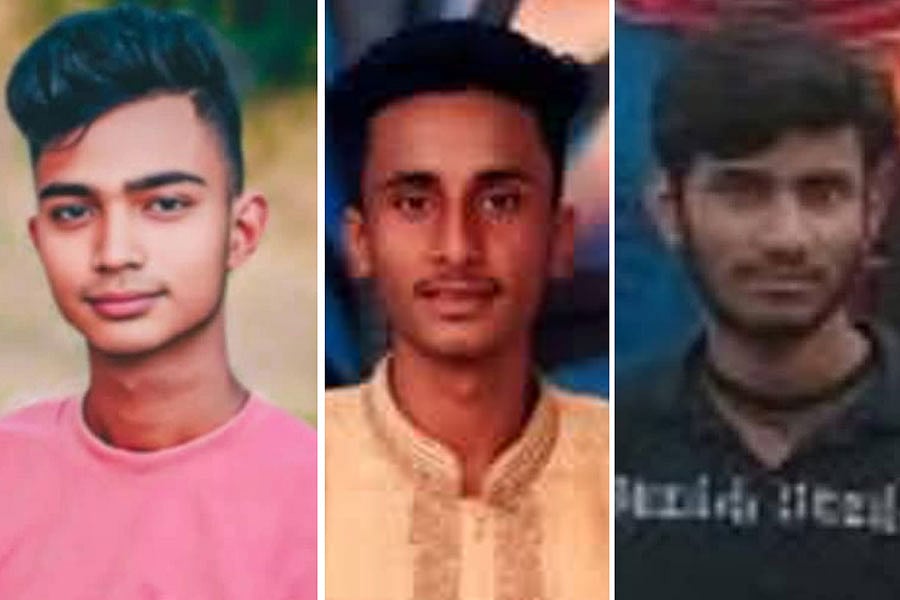 নিহত তিন তরুণ