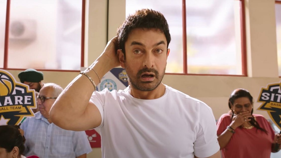 ‘সিতারে জমিন পর’ সিনেমায় আমির খান। এক্স থেকে