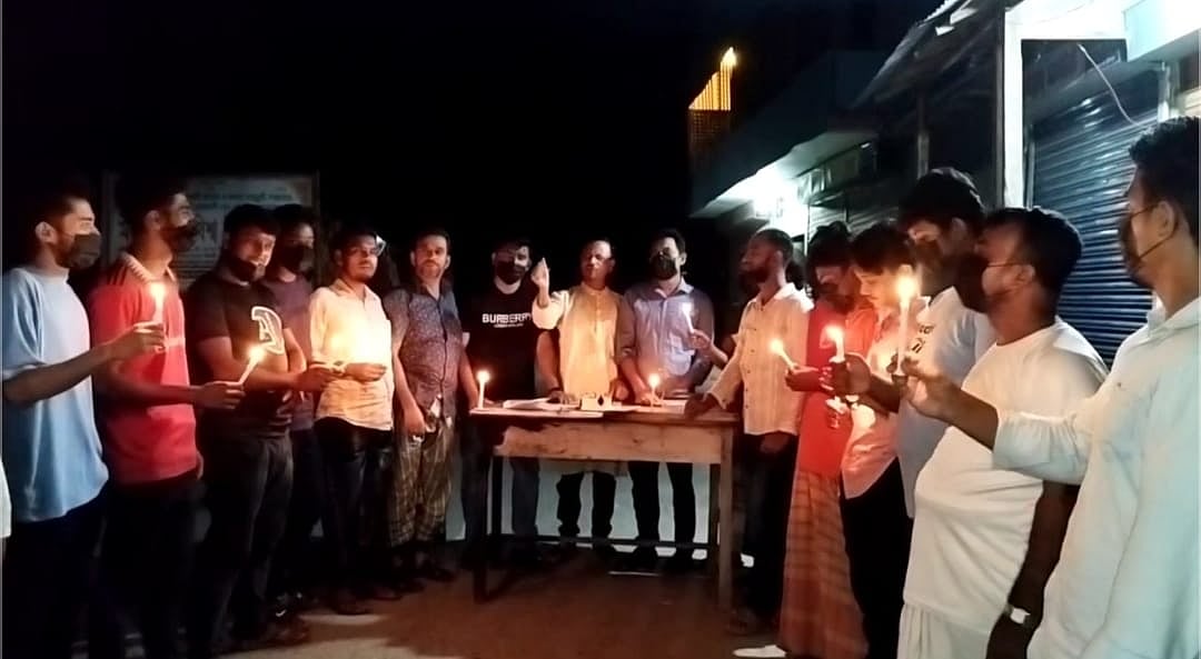 শরীয়তপুরে রাতের আঁধারে আওয়ামী লীগের প্রতিষ্ঠাবার্ষিকী উদ্‌যাপন করা হয়েছে