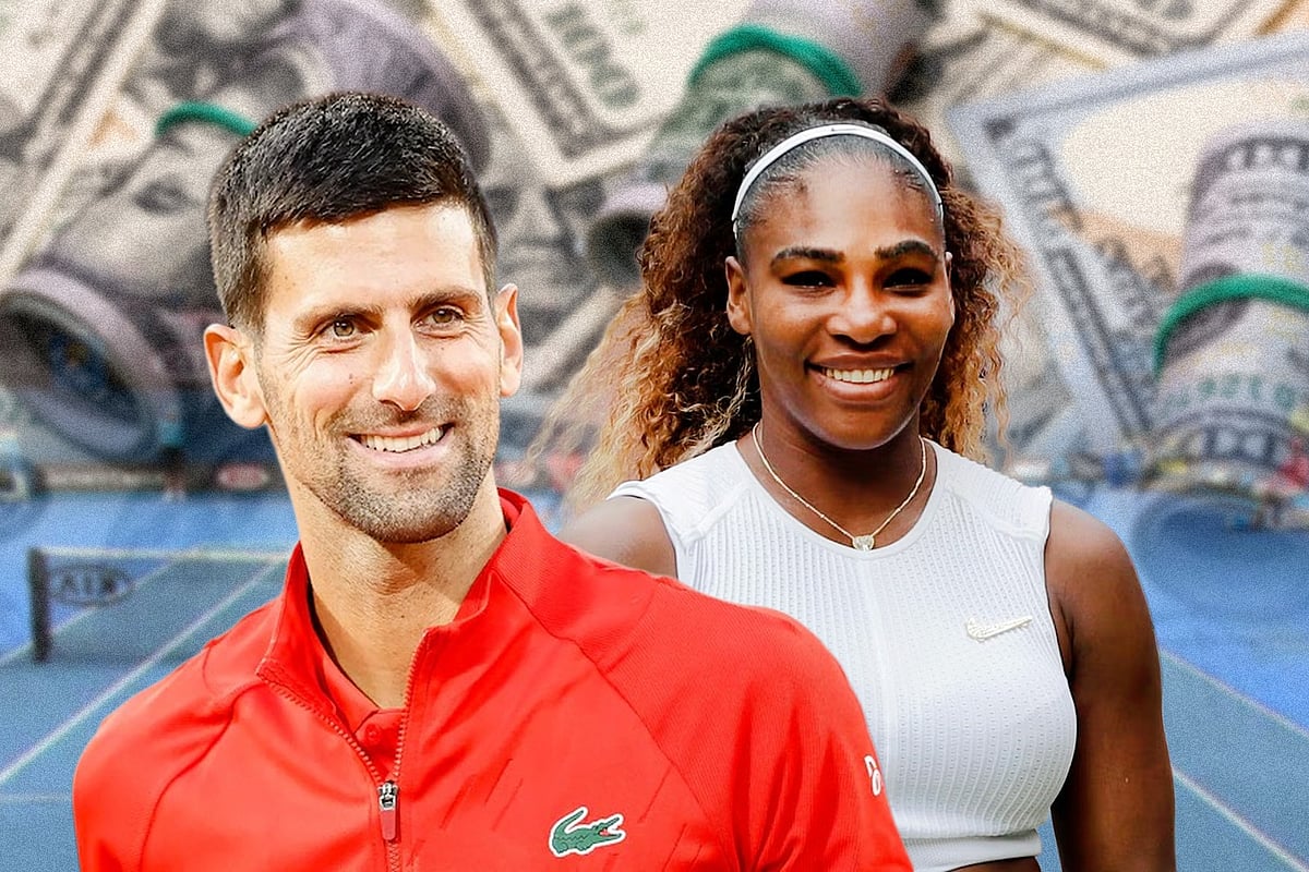 নোভাক জোকোভিচ ও সেরেনা উইলিয়ামস যেন টাকার কুমির
