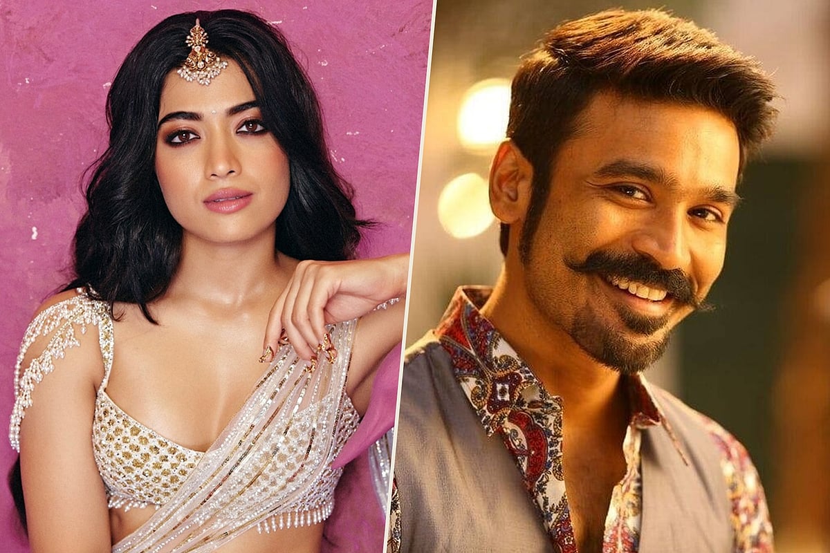 রাশমিকা ও ধানুশ। কোলাজ