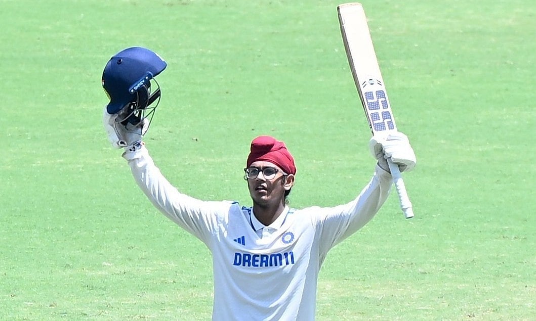 ভারত অনূর্ধ্ব–১৯ দলের ব্যাটসম্যান হারভানাশ সিং।