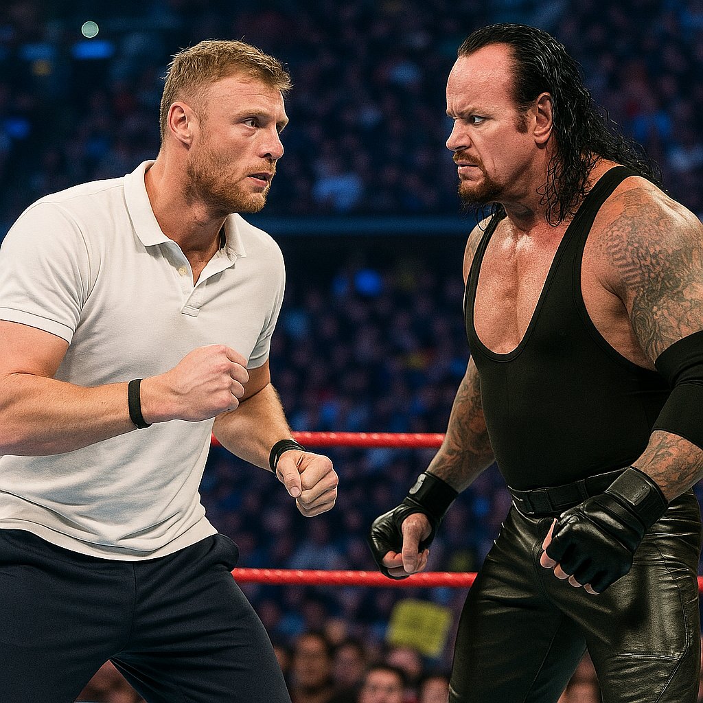 রেসলিংয়ের রিংয়ে দি আন্ডারটেকারের বিপক্ষে লড়াইয়ের সম্ভাবনা ছিল অ্যান্ড্রু ফ্লিনটফের
