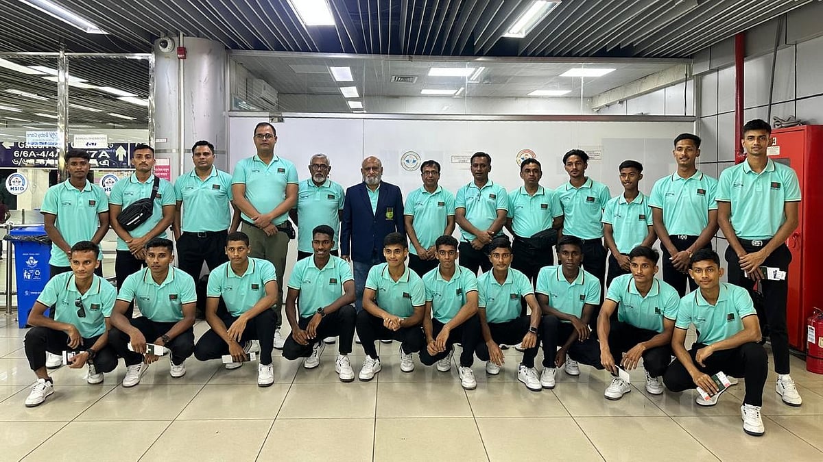 চীনে যাওয়ার আগে বাংলাদেশ অনূর্ধ্ব–১৮ হকি দল