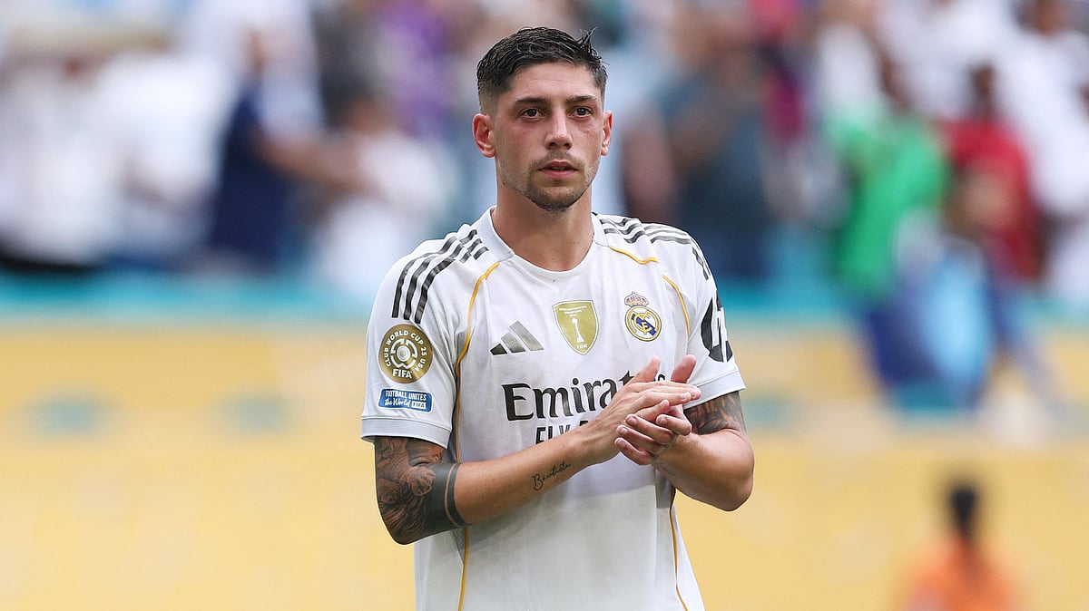 রিয়াল মাদ্রিদের উরুগুইয়ান মিডফিল্ডার ফেদেরিকো ভালভের্দে