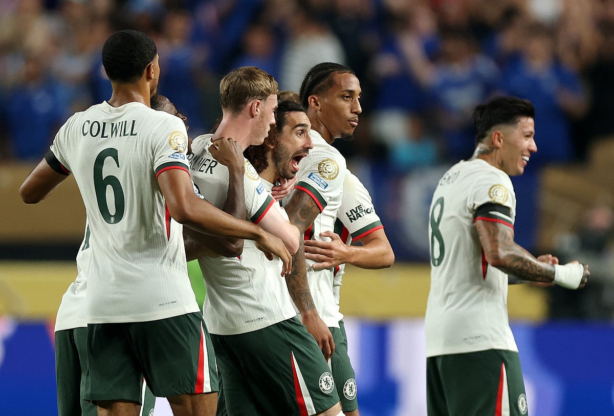 চেলসির উদ্‌যাপন।