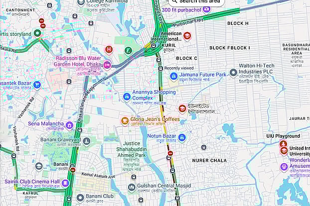 গুগল ম্যাপ থেকে নেওয়া