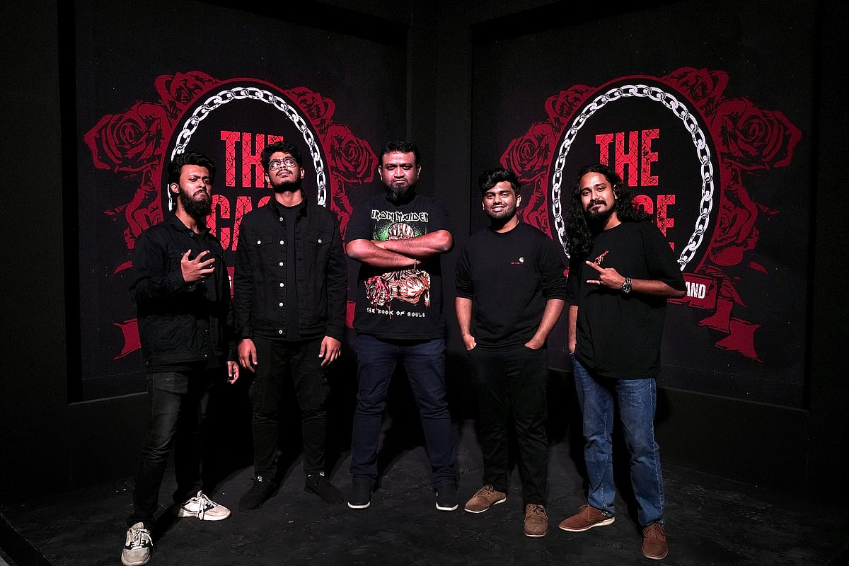 রকসল্টের সদস্যরা। ছবি: ব্যান্ডের সৌজন্যে