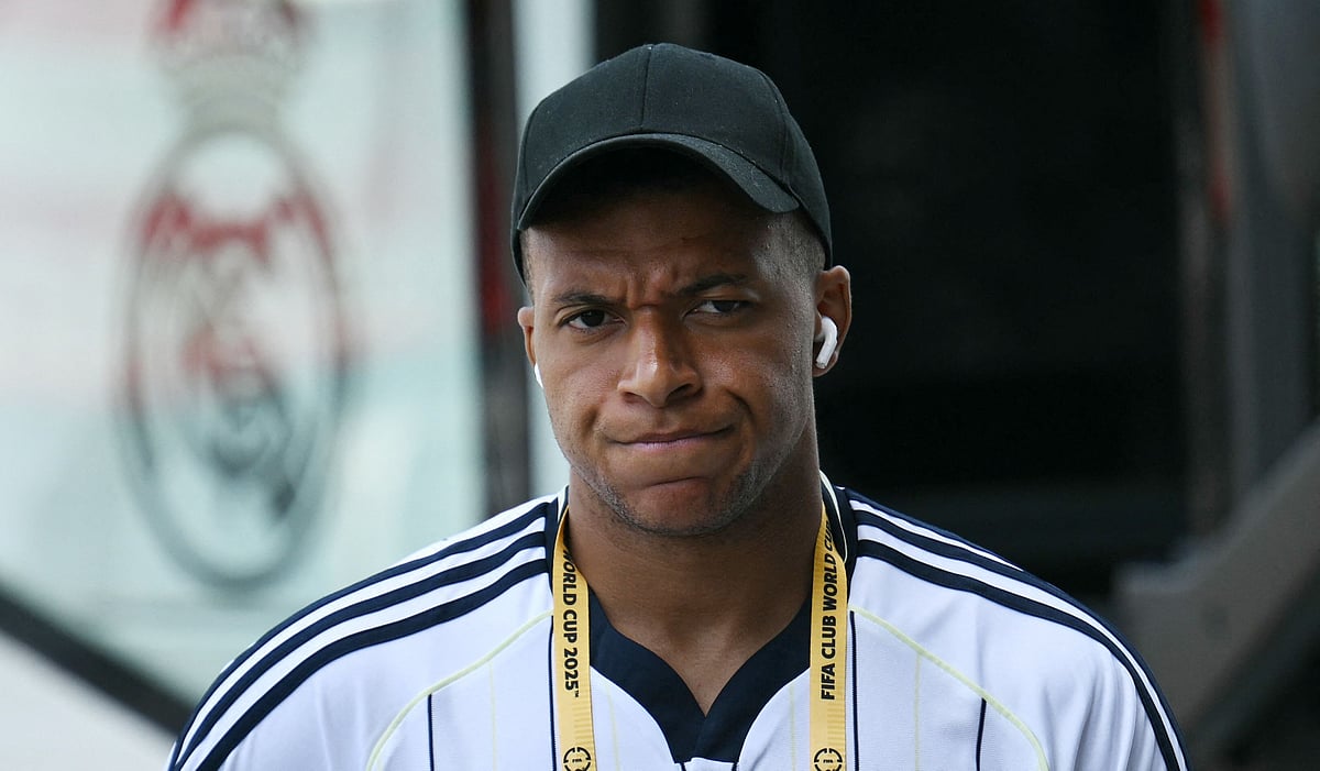 রিয়াল মাদ্রিদের ফরাসি ফরোয়ার্ড কিলিয়ান এমবাপ্পে